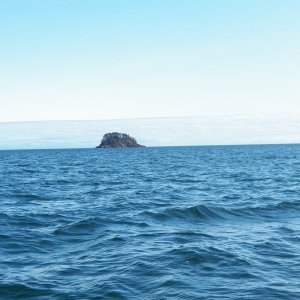 Plenty of small remote islets in Hecate Straight.