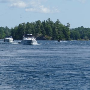Crazy boating on Aug Canadian Holiday
