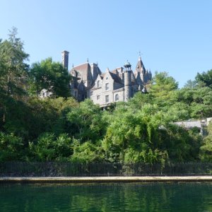Boldt castle from dock