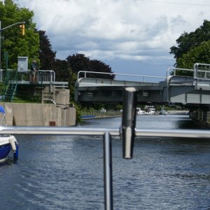 typical over-lock swing bridge