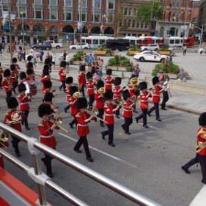 Changing of the guard procession