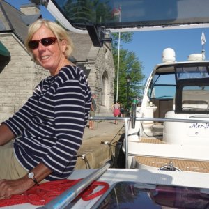 Packing the lock in the Ottawa 'flight of 8' on the Rideau canal.