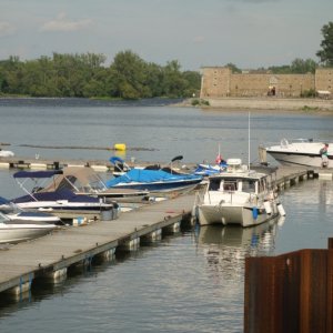 Chambly marina and fort