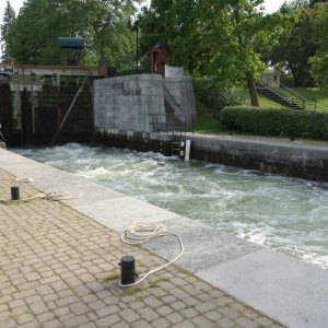 lock with its' very own personal Small Craft Advisory.