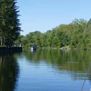 Erie canal lock wall