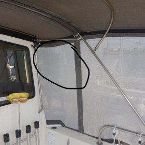 direct hose spray from outside, little comes in