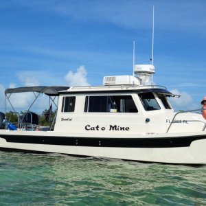 Boca Grande key wildlife refuge 20 miles west of Key West on a rare winter day with winds under 15 MPH.  Only a one day weather window, Dry Tortugas was a no-go even for a TC255