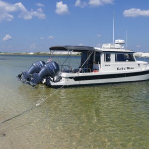 Ft McCree, our fav cov, 1?4 mile from our marina