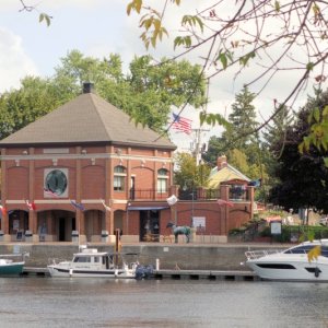 Waterford on the Hudson River, the start of the Erie Canal system