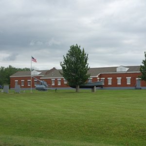 This huge building, now a muesem, was the brig when the area housed a huge training base