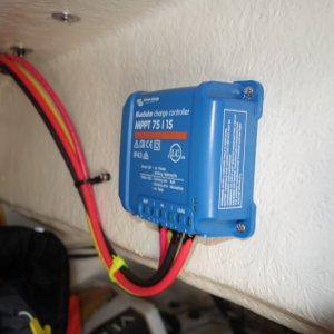 Victron solar controller install