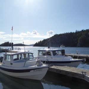 Two really nice boats - 1989 and 2017!