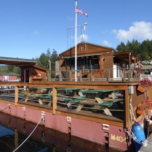 Deer Harbor has nice facilities for dockside parties