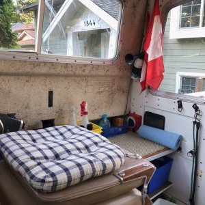 Media 'Where we set our butane stove and wash dish
I want to go camping!' in album 'On the water again! (finally)'