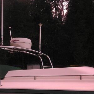 Media 'High Top Cabin, with Tall Radar Arch & LED Anchor Light' in album '22' CDory Classic High Top Cruiser for sale $46,500 OBO on Jet Dock- Had planned to rename SunFish  to Endurance. But changed plans. Jet Dock also for sale $4500 OBO'