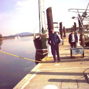 1 May 2004 Lopez Island
   Joe on the dock