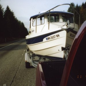 Media '5 Nov 2004
On I-5 South near Bellingham. Actually stopped on the freeway near the lake where repairs are being made to the guard rail (again!)' in album '4 Feb 2004 
On the way to Anacortes'