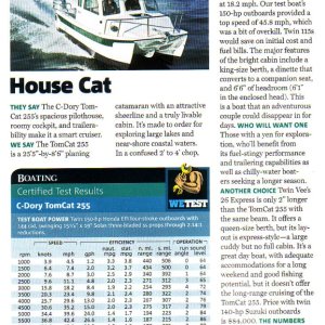 Boating Magazine article November 2006