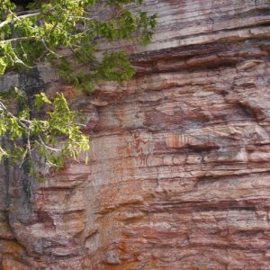 Ojibway rock paintings, Nipigon/Red Rock