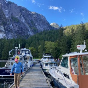 Media 'On PLI dock' in album 'Head of PLI with Chatterbox Falls'
