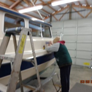 After the de-naming ceremony, this 22 C-Dory gets a new title.