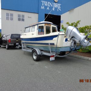 New 90hp Honda on R-MATEY