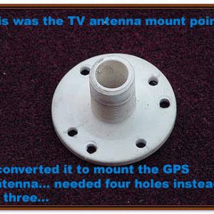 08 - Plastic TV Antenna Mount