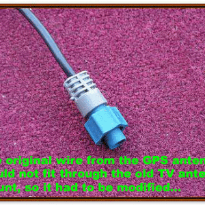 09 - End of Cable from GPS Antenna - Original
