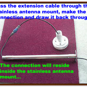 19 - New GPS Antenna Rig with Wire Threaded Through and Connected