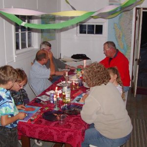 Media 'Birthdays at Jennis Bay' in album 'Jennis_Bay_Cook_House.canvas.jpg'