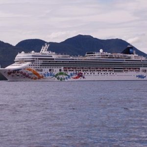 Finally in Ketchikan with all the cruise ships