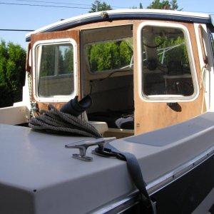 Stern view with faded bulkhead