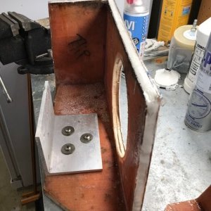 Thickened West Systems epoxy.