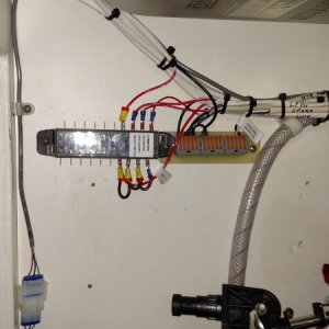 Added a small fuse panel to accommodate the LEDs