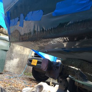 Media 'Photo Apr 24, 5 05 26 PM' in album 'Stern, port side damage to bottom, old repairs'