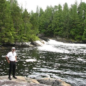 Mac at Lowe Waterfall