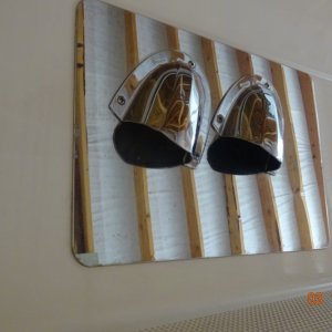 Inlet and outlet of the Propex heater