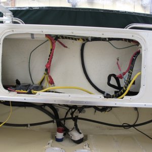 Opening in Aft Battery Compartment