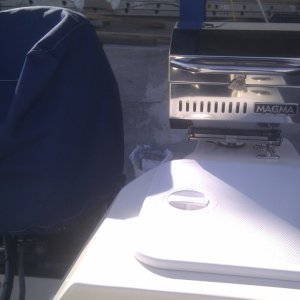 Media 'New Magma BBQ with flush mount' in album '1" PVC Roof rack - less than $50 and works great.'