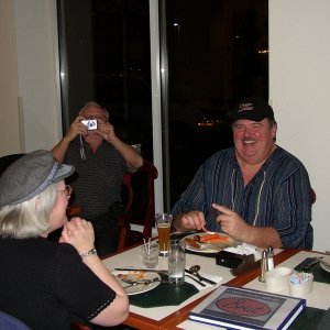 Roger & Lizbeth(Sensei), Bob with camera(Cheers) and Pat(RicksAmigo)