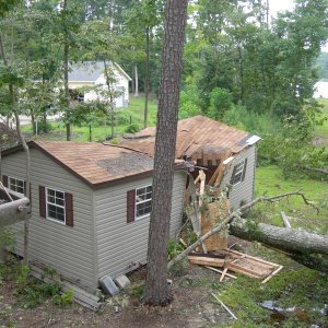 Our two 12X12 Sheds, after ERNESTO
