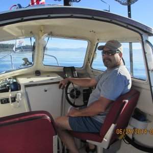 Media 'I love my boat!' in album 'First launch, Cave Rock, Lake Tahoe'
