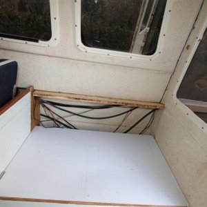 Bench seat removed (that was a chore!!)