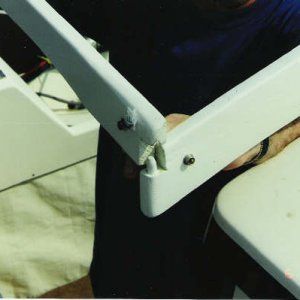 Close-up of connection.