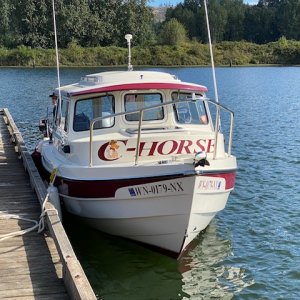Media 'c-dory \"C-Horse\" in the water.' in album 'c-dory photo on trailer #1'