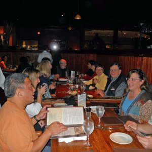 Dinner at the Keg, Sat. night.