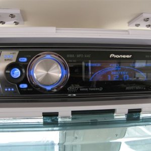 Media 'Pioneer 6800 IPOD SAT Ready Stereo CD Reciever...EVEN MONITORS your BATTERIES VOLTAGE!! SWEET!' in album 'Furuno ALL THE WAY!!! Navnet 10.5 inch multi function display #1 & Fununo Navpilot Remote Handheld Autopilot'