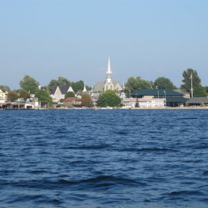 Entrance to harbor, Clayton, NY