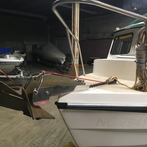 01 original anchor set up with 3ft of chain and no deck pipe