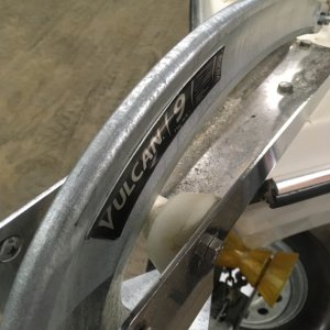 03 the rocna has a very sharp edge that rides high on the roller and wonders around a lot.